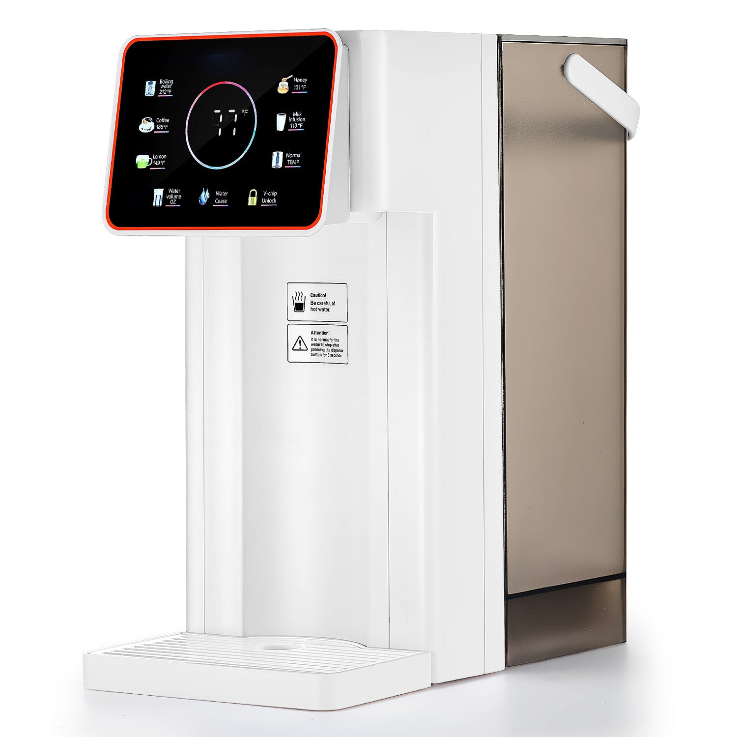 Countertop Instant Hot Water Dispenser with 6 Temps 7 Volumes 101oz Tank - SolidRoot Buy Furniture USA