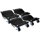 Car Dolly, Heavy Duty Wheel Dolly,4 Tire Wheel Dolly Car Stakes 6000lbs Capacity,Black SolidRoot Buy Furniture USA