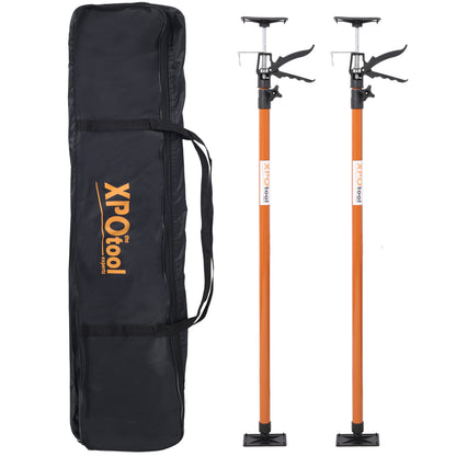 2Pack Adjustable Steel Support Pole System for Drywalls and Cabinets, Extends 45-114 Inch, with Carry Bag SolidRoot Buy Furniture USA