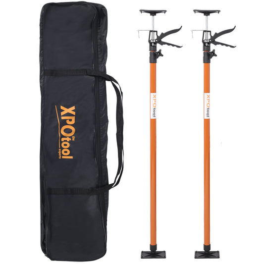 2Pack Adjustable Steel Support Pole System for Drywalls and Cabinets, Extends 45-114 Inch, with Carry Bag SolidRoot Buy Furniture USA