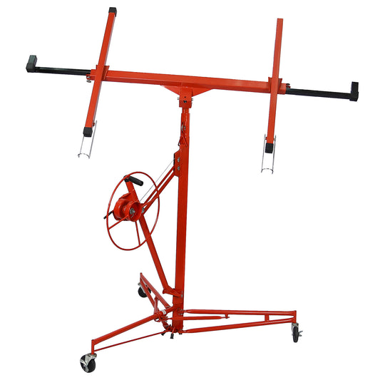 Drywall Panel hoist Drywall Lift Rolling Panel Hoist Jack Lifter 16ft Red Color SolidRoot Buy Furniture USA
