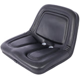 Deluxe Mower Tractor Seat Compatible with John Deere, Kubota, Allis-Chalmers, Bobcat, Case-IH, Ford New Holland, White, Oliver, Mpl, Moline, Massey Ferguson High Back ,with slide (Black) SolidRoot Buy Furniture USA