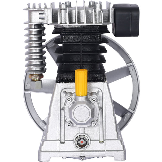Aluminium Piston Style 3HP Air Compressor Head Pump 2.2KW 115PSI Silver SolidRoot Buy Furniture USA