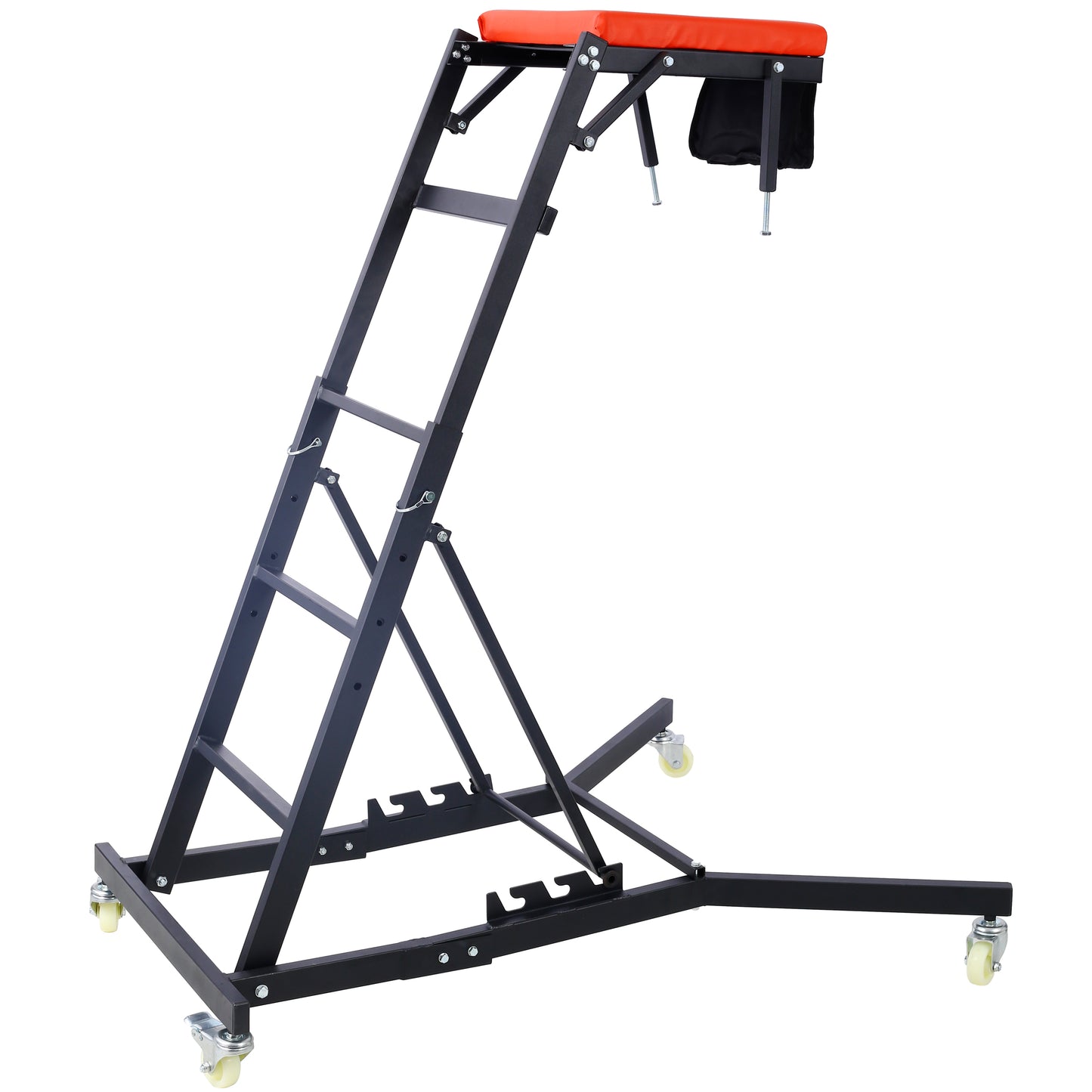 Top Automotive Creeper, Engine Creeper 42.5'-66', 330 LBS Capacity High Top Creeper, 4 Swivel Caster Wheels, Padded Deck, Foldable Creeper for Home Garage, Workshop Repair Maintenance SolidRoot Buy Furniture USA