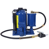 Air Hydraulic Bottle Jack, 20 Ton/44029 LBS All Welded Bottle Jack, 10.2-19.7 inch Lifting Range, Manual Handle and Air Pump, for Car, Pickup, Truck, RV, Auto Repair, Industrial Engineering ,Blue SolidRoot Buy Furniture USA
