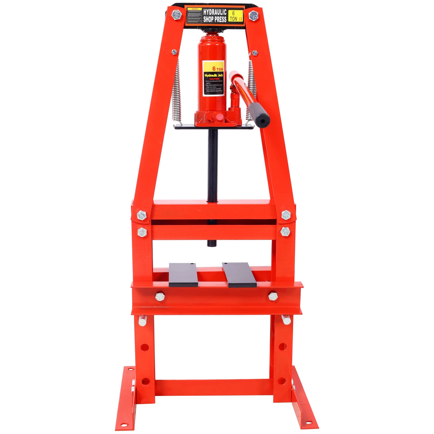 Hydraulic Power Units, 6-Ton Benchtop Hydraulic A-Frame Shop Press with Press Plates, Hydraulic 6 Ton Garage Floor Adjustable Shop Press with Plates, Hydraulic Press, Hydraulic Shop Press,Red SolidRoot Buy Furniture USA