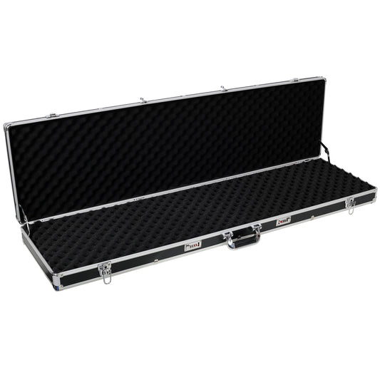 Aluminum New Framed Locking Gun Pistol HandGun Lock Box Hard Storage Carry Case Black SolidRoot Buy Furniture USA