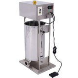 Electric Sausage Filler 15L Sausage Maker Stainless Steel Sausage Stuffer 24.3LB 110V 120W Sausage SSteel Stuffing Tubestuffer SolidRoot Buy Furniture USA