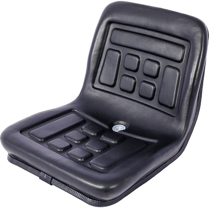 Universal Tractor Seat with a Drain Hole Replacement Seat Thickly-Padded Seat Durable and Water-Resistant Horizontally Adjustable Black SolidRoot Buy Furniture USA