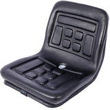 Universal Tractor Seat with a Drain Hole Replacement Seat Thickly-Padded Seat Durable and Water-Resistant Horizontally Adjustable Black SolidRoot Buy Furniture USA