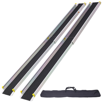 7' Adjustable Wheelchair Telescoping Track Ramps with bag SolidRoot Buy Furniture USA