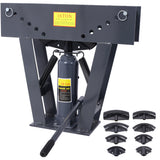 16 Ton Pipe Tube Bender Manual Hydraulic, Piping Bending Exhaust Tube Fabric w/8 Dies(1/2,3/4,1,1-1/4,1-1/12,2,2-1/2,3) Adjustable Rollers 90-180 Degree Bend Steel Iron Metal Ratcheting,dark gray SolidRoot Buy Furniture USA