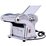 Electric Pasta Maker Noodle Maker Pasta Making Machine Dough Roller Cutter Thickness Adjustable Stainless Steel US 110V 135w  3 Blades Type 2.5mm Round+4mm Flat+9mm Wide Noodle SolidRoot Buy Furniture USA