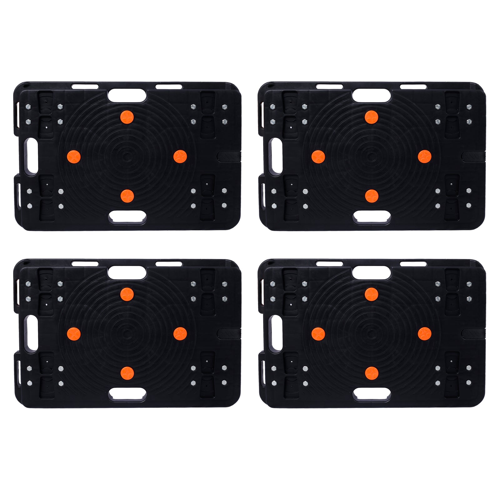 4Pcs Moving Dolly, Heavy Duty Furniture Rolling Mover, Interlocking Moving Dolly with 4 Wheels for Couch Boxes Heavy Items, 23.6 x 15.7 inch 330 Lbs Capacity Each Count SolidRoot Buy Furniture USA
