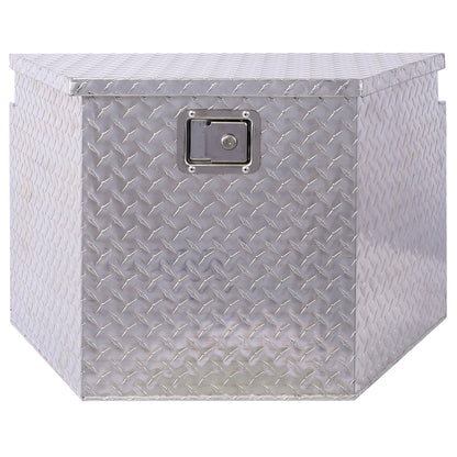 29inch Aluminum tool box,heavy duty truck bed tool box,outdoor trailer pickup storage tool box,RV storage organizer,underbody box w/lock keys,silver, 29x16.5x18.5inch SolidRoot Buy Furniture USA