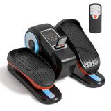 Under Desk Elliptical Machine - 12 Speeds, Remote Control, Bidirectional Pedals , Silent Seated Exerciser for Seniors & Rehabilitation