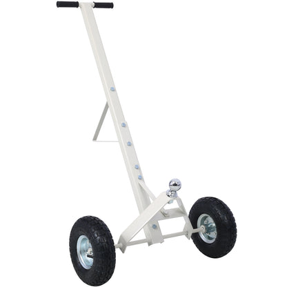 Trailer Dolly with Pneumatic Tires 600 Lb. Capacity Gray Heavy Duty Steel SolidRoot Buy Furniture USA