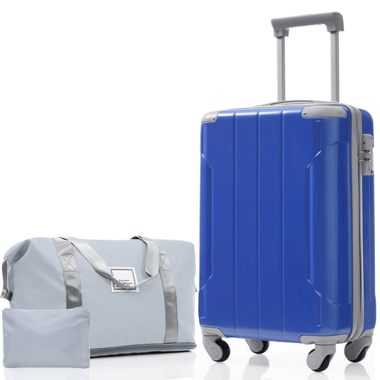 20 Inch Carry On Luggage Set 3 Piece with Spinner Wheels, Lightweight Hardshell ABS Suitcase for Weedend Getaways, Business Travel