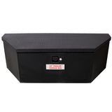 46'X18'X14.5' Tongue Truck Box Black Heavy Duty Steel Trailer Tongue Box, 6.7 CUFT Capacity, With Lock and Keys, Black color SolidRoot Buy Furniture USA