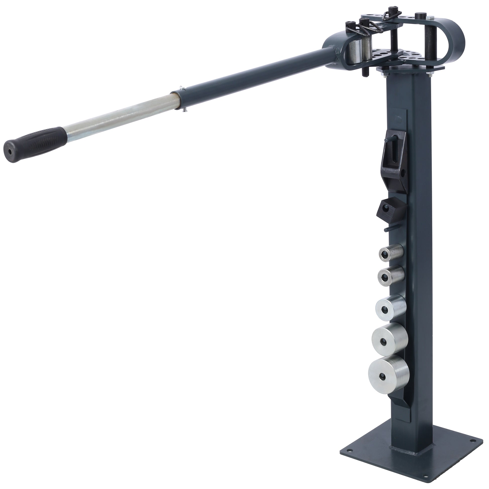 Pedestal Floor Compact Bender 7 Dies Versatile Compact Metal Tubing Bender 44' Mount Powdercoat Telescoping Handle Maximum 5/8' Thick 1-15/16' Width SolidRoot Buy Furniture USA