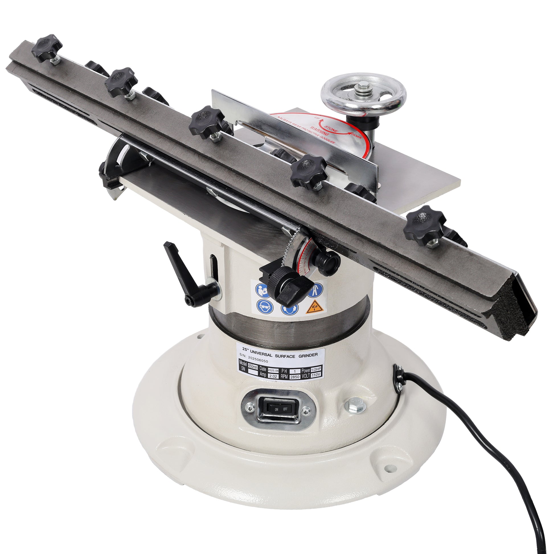 Industrial Multi function knife/cutter grinder, 1/2HP  110V/60HZ, Max working length:25in; Speed 3450rpm; Gray color SolidRoot Buy Furniture USA