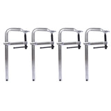 Bar Clamps Set, Drop Forged Steel Bar Clamps, Steel F Clamps for Welding, Woodworking, Metal working, DIY and Crafts,12 inch x 4-3/4 inch Throat,Pack of 4 SolidRoot Buy Furniture USA