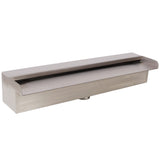 Pool Fountain, Spillway for Swimming Pool Decoration Sheer Descent, Waterfall Fountain for Outdoor Garden Pond, Stainless Steel 17.7' SolidRoot Buy Furniture USA