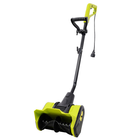 12-Inch Corded Snow Blower,120V-60Hz,ETL certificate,Black and Green Color SolidRoot Buy Furniture USA