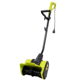 12-Inch Corded Snow Blower,120V-60Hz,ETL certificate,Black and Green Color SolidRoot Buy Furniture USA
