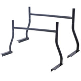 Universal Pick-Up Truck Rack 650 LBS Adjustable Fit 2-Bars Utility Ladder Truck Cargo Rack, Black Steel SolidRoot Buy Furniture USA