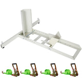 1800 Lb. Capacity Motorcycle Stand/Wheel Chock,adjustable heavy duty with 4 sets tie down SolidRoot Buy Furniture USA