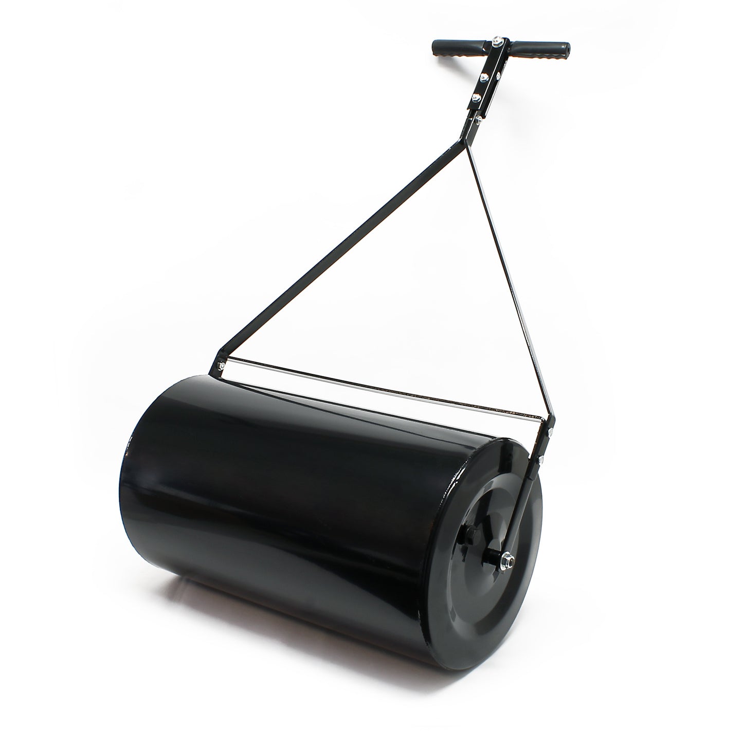 Combination Push/Tow Lawn Roller with Easy-Turn Plug, 14 by 24'  60L/16 GALLON,for Garden, Farm, Park, Black SolidRoot Buy Furniture USA