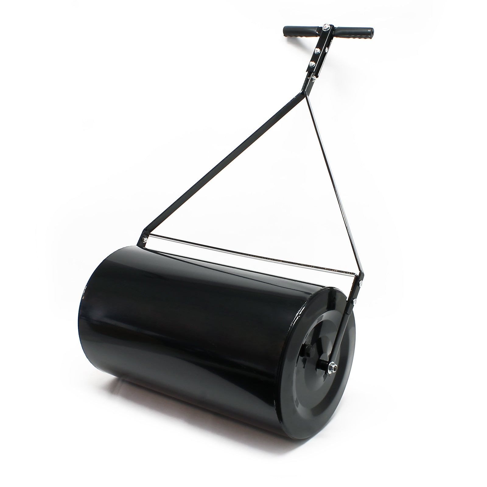 Combination Push/Tow Lawn Roller with Easy-Turn Plug, 14 by 24'  60L/16 GALLON,for Garden, Farm, Park, Black SolidRoot Buy Furniture USA
