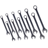 Jumbo Combination Wrench Set extra large, Metric, 11-piece, 34 to 50mm,Black Oxide, with Pouch SolidRoot Buy Furniture USA