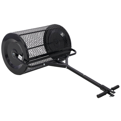 Peat Moss Spreader 36inch,Compost Spreader Metal Mesh,2 in 1 ATV  and T shaped Handle for planting seeding,Lawn and Garden Care Manure Spreaders Roller SolidRoot Buy Furniture USA