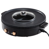 Hot Pot with Grill 1800W 2-in-1 Electric Smokeless Grill Hot Pot for 2-8 People - SolidRoot Buy Furniture USA