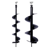 Auger Drill Bit for Planting Hole, Bulb Bedding Digging Post Hole Planting Tool for 3/4' Shaft Auger,Hole Digger Replacement Auger Bits Earth Auger Digging Bit 6IN+10IN SolidRoot Buy Furniture USA