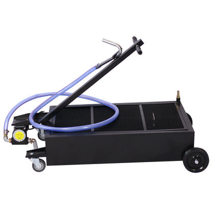 25 gallon low profile oil drainer ,with electric pump SolidRoot Buy Furniture USA