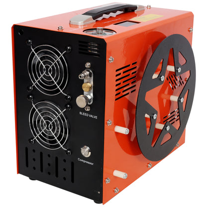 PCP Air Compressor, 4500PSI/30Mpa Portable PCP Airgun Compressor with Built-in Power Converter, Auto-Stop DC12V/AC120V Oil & Water-Free Air Rifle, Paintball and Scuba Tank Compressor Pump SolidRoot Buy Furniture USA
