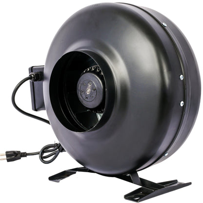 6-Inch 412 CFM Inline Duct Fan: Air Circulation Vent Blower for Hydroponics, Basements, and Kitchens SolidRoot Buy Furniture USA