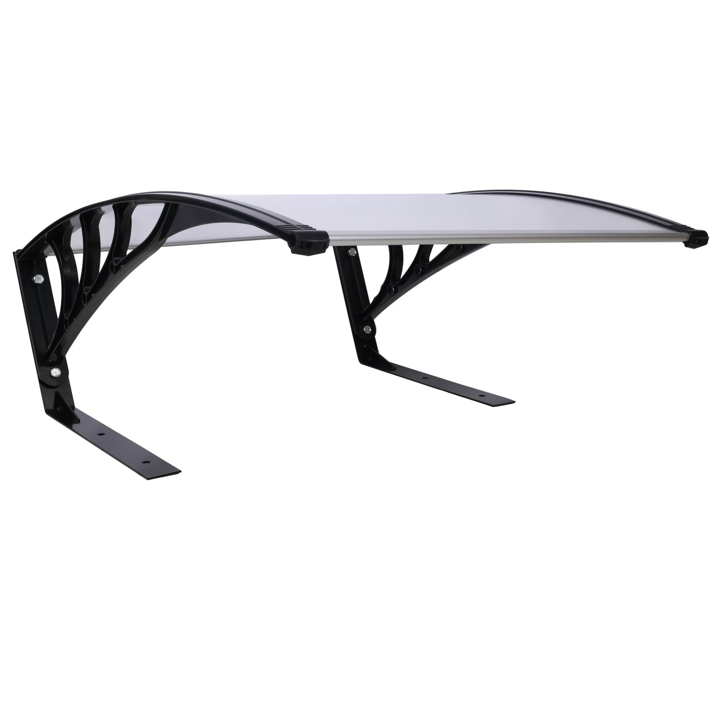 Weather Resistant Polycarbonate Canopy Outdoor Shade Cover for Robotic Lawn Mowers, Black ABS Aluminum Steel 32.5x17.4x40.5 inches SolidRoot Buy Furniture USA