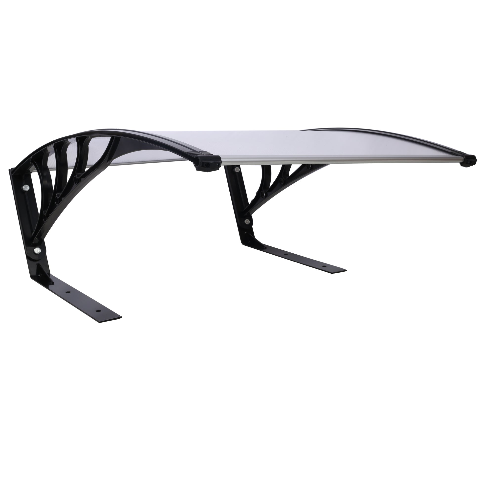 Weather Resistant Polycarbonate Canopy Outdoor Shade Cover for Robotic Lawn Mowers, Black ABS Aluminum Steel 32.5x17.4x40.5 inches SolidRoot Buy Furniture USA