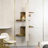 4-Layer Cat Wall Shelves,Wall-Mounted Cat Tree - SolidRoot Buy Furniture USA
