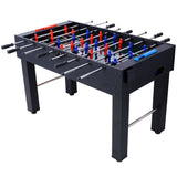 Hurricane Foosball Table 54-Inch with Light Cherry Finish and Free Accessories Black MDF Steel SolidRoot Buy Furniture USA