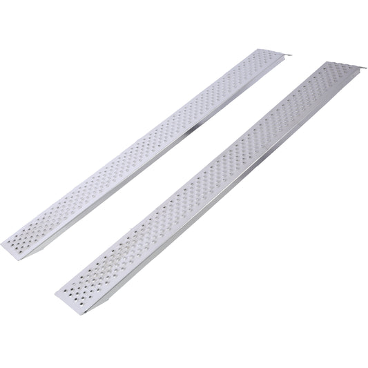 Aluminum Ramps,78'Lx8.5'W Lightweight Loading Ramps,880lbs/PR Capacity,Atv Ramps for Pickup Trucks,Lawn Mower,Portable Ramp for Motorcycle, Truck, Dirt Bike,Quad,Snow  Blower,Golf Cart,2PCS SolidRoot Buy Furniture USA