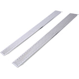 Aluminum Ramps,78'Lx8.5'W Lightweight Loading Ramps,880lbs/PR Capacity,Atv Ramps for Pickup Trucks,Lawn Mower,Portable Ramp for Motorcycle, Truck, Dirt Bike,Quad,Snow  Blower,Golf Cart,2PCS SolidRoot Buy Furniture USA