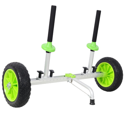 Sit On Top Kayak Cart, Heavy-Duty Plug-in Kayak Cart Dolly with 10 Inch PU Wheels,Width Adjustable SolidRoot Buy Furniture USA