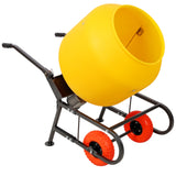 6 CUFT/170L Portable Electric Poly Drum Concrete Mixer, Heavy Duty Power Cement Mixing Machine for Mortar, Stucco and Fodder, 110V/60HZ CSA certificated SolidRoot Buy Furniture USA