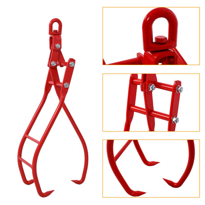 28in 3 Claw Log Grapple for Logging Tongs, Eagle Claws Design Log Lifting Tongs Log Grabs, Timber Lifting Tongs for Truck, ATV, Tractor and Skidder SolidRoot Buy Furniture USA
