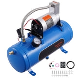 12V Air Compressor with Tank 1.6 Gallon/6 L, Train Horn Air Compressor, 120 psi Working Pressure Onboard Air Compressor System for Train Air Horns, Inflating Tires, Air Mattresses SolidRoot Buy Furniture USA